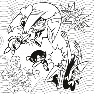 Desenho das Powerpuff Girls para colorir 36
