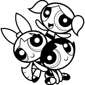 Desenho das Powerpuff Girls para colorir 38