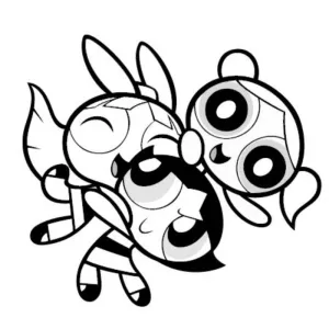 Desenho das Powerpuff Girls para colorir 39