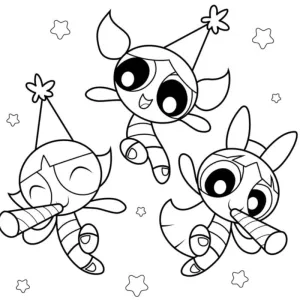 Desenho das Powerpuff Girls para colorir 40