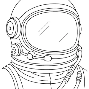 Desenho de astronauta para colorir 48