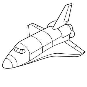Desenho de avião para colorir 69