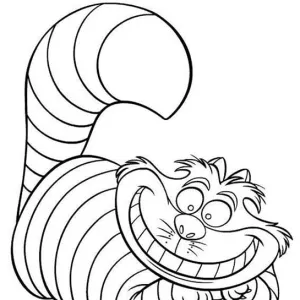 Desenho de Alice no País das Maravilhas para colorir 5