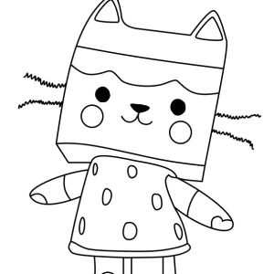 Desenho da Casa Mágica da Gabby para colorir 6