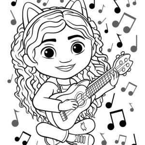 Desenho da Casa Mágica da Gabby para colorir 7
