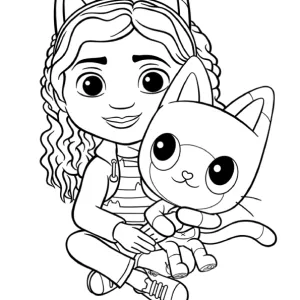 Desenho da Casa Mágica da Gabby para colorir 8