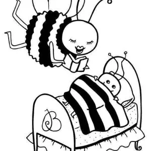 Desenho de abelha para colorir 29