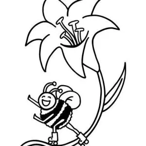 Desenho de abelha para colorir 30