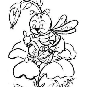 Desenho de abelha para colorir 31