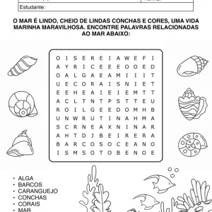 Ficha de alfabetização para colorir 32