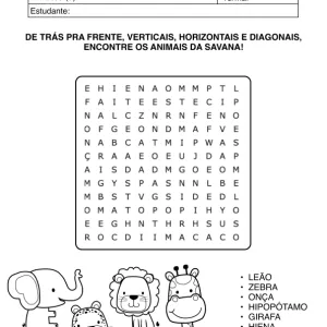Ficha de alfabetização para colorir 33