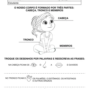 Ficha de alfabetização para colorir 35