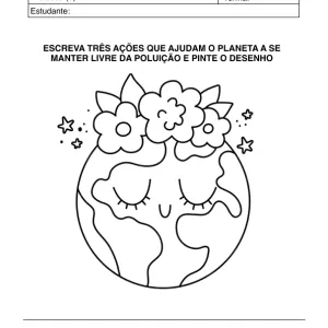 Ficha de alfabetização para colorir 39