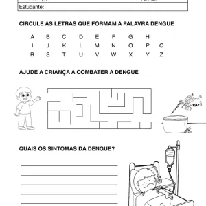 Ficha de alfabetização para colorir 45