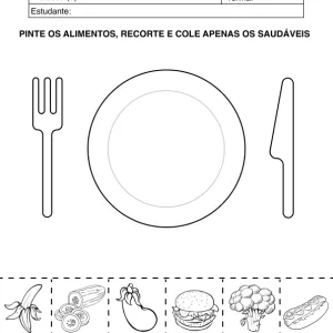 Ficha de alfabetização para colorir 53