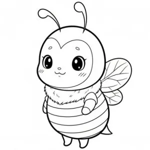 Desenho de abelha para colorir 35