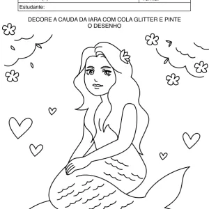 Ficha de alfabetização para colorir 58