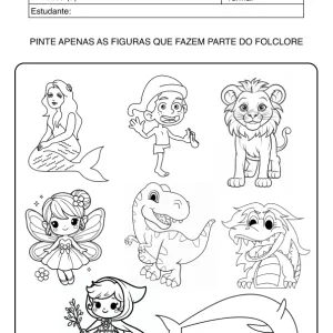 Ficha de alfabetização para colorir 59