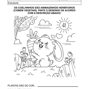 Ficha de alfabetização para colorir 65