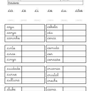 Ficha de alfabetização para colorir 75