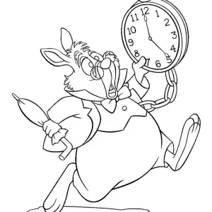Desenho de Alice no País das Maravilhas para colorir 10