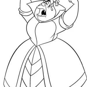 Desenho de Alice no País das Maravilhas para colorir 12