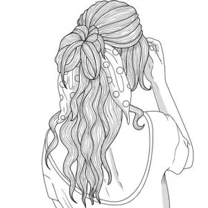 Desenho estilo tumblr para colorir 4