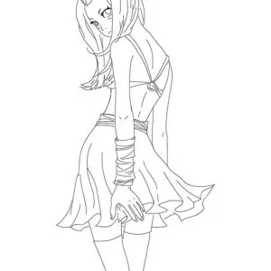 Desenho estilo tumblr para colorir 5