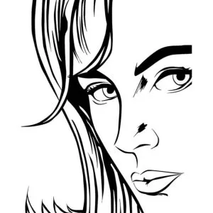 Desenho estilo tumblr para colorir 6