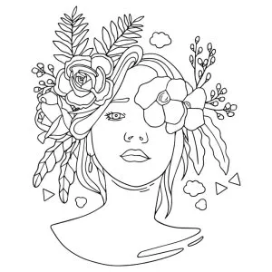 Desenho estilo tumblr para colorir 9