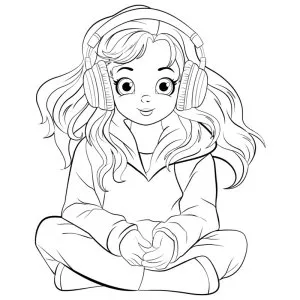 Desenho estilo tumblr para colorir 10