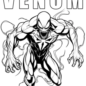 Desenho do Venom para colorir 18