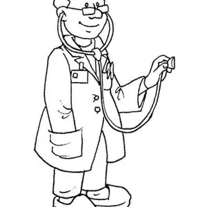 Desenho de profissão para colorir 5