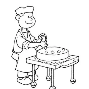 Desenho de profissão para colorir 7