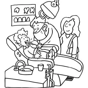 Desenho de profissão para colorir 12