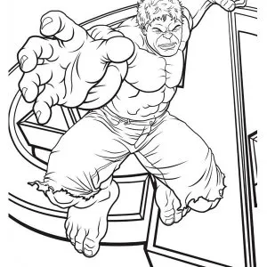 Desenho dos Vingadores para colorir 6