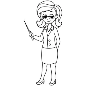Desenho de profissão para colorir 22