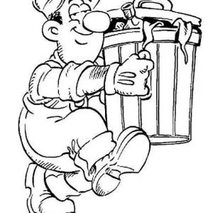Desenho de profissão para colorir 23