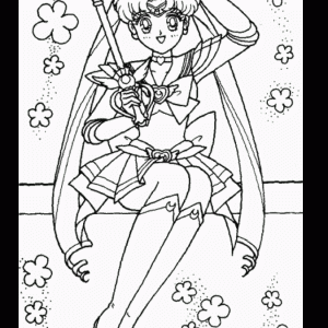 Desenho de anime para colorir 31