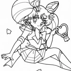 Desenho de anime para colorir 32