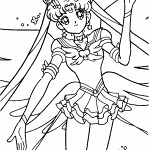 Desenho de anime para colorir 37