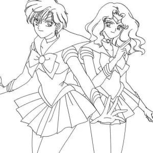 Desenho de anime para colorir 42