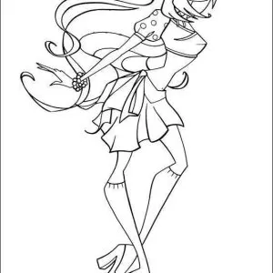 Desenho das Winx para colorir 4