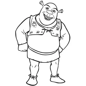 Shrek para pintar