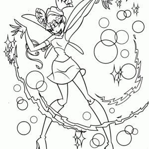 Desenho das Winx para colorir 11
