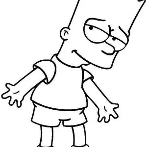 Desenho dos Simpsons para colorir 10